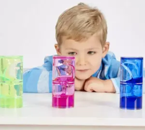 zestaw 3 sensoroycznych tub ooze, które pomagają wyciszyć dziecko